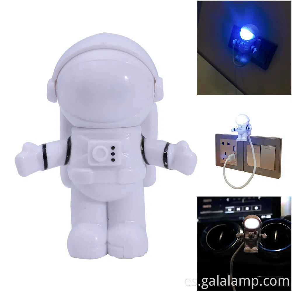 Astronauta USB, Astronauta LED Light, Night Light Creative Book Light